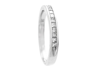 Jewellery - ETERNITY RING, 9K white gold - View 1