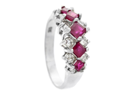 Jewellery - RING, 14K white gold - View 1