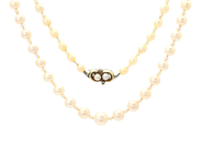 Jewellery, PEARL NECKLACE, cultured pearls approx. 5.5 - 9.5 mm, in auction: NewYear – Saturday 27 December 2025