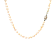 Jewellery - PEARL NECKLACE, cultured pearls 6,4 - 6,8 mm - View 1