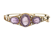 Jewellery, BRACELET, silver amethysts 17,49 ctw, in auction: NewYear – Saturday 27 December 2025