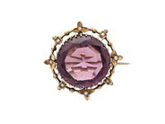 Jewellery, BROOCH, gilt silver, in auction: NewYear – Saturday 27 December 2025