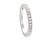 Jewellery - ETERNITY RING, 18K white gold - View 1
