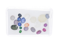 Gemstones, LOT OF GEMS, including padparadscha sapphire, in auction: Lilla jewellery – Tuesday 13 January