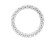 Jewellery - FULL ETERNITY RING, 18K white gold - View 2