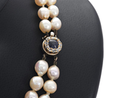 Jewellery - PEARL NECKLACE, two rows - View 2