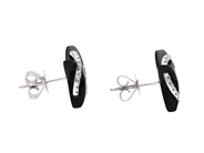 Jewellery - EARRINGS, 18K white gold with onyx 4,35 ctw - View 2