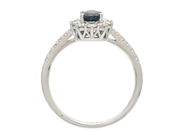 Jewellery - CLUSTER RING, 18K white gold - View 2