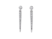 Jewellery - EARRINGS, 18K white gold - View 1