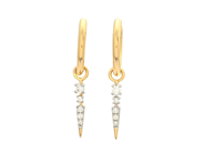 Jewellery - HOOP EARRINGS WITH ATTACHMENTS, 18K gold - View 1