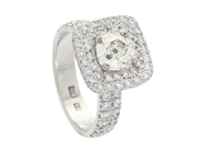 Jewellery - RING, 18K white gold - View 1