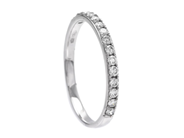 Jewellery - ETERNITY RING, 18K white gold - View 1