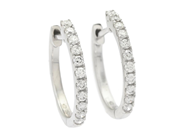 Jewellery - EARRINGS, 18K white gold - View 1