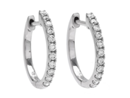 Jewellery - EARRINGS, 18K white gold - View 1
