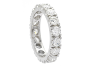 Jewellery - FULL ETERNITY RING, 18K white gold - View 1
