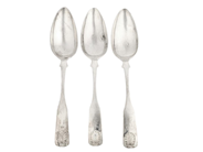 Silverware, SAMUEL SUNDGREN, spoons, in auction: Lilla jewellery – Tuesday 13 January