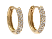 Jewellery - HOOP EARRINGS, 18K gold - View 1