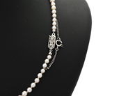 Jewellery - PEARL NECKLACE, clasp in 18K white gold - View 2