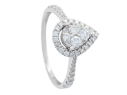 Jewellery - RING, 18K white gold - View 1