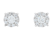 Jewellery - EARRINGS, 18K white gold - View 1