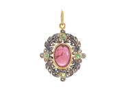 Jewellery - PENDANT, gilt sterling silver/14K gold - View 1