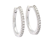 Jewellery - EARRINGS, 18K white gold - View 1