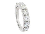 Jewellery - ETERNITY RING, 18K white gold - View 1