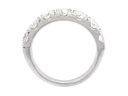 Jewellery - ETERNITY RING, 18K white gold - View 2