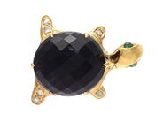 Jewellery, BROOCH, gilt sterling silver/9K gold, in auction: General – Tuesday 3 February