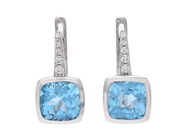 Jewellery - EARRINGS, 18K white gold - View 1