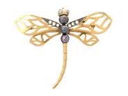 Jewellery, BROOCH, dragonfly, in auction: NewYear – Saturday 27 December 2025