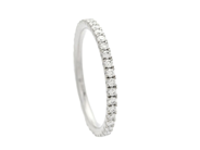 Jewellery - FULL ETERNITY RING, platinum - View 1