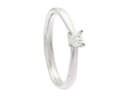 Jewellery - SOLITAIRE RING, 18K white gold - View 1