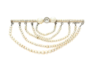 Jewellery - BROOCH, 18K white gold - View 1