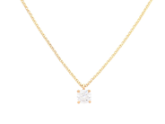 Jewellery - SOLITAIRE NECKLACE, 18K gold - View 1