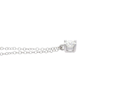 Jewellery - SOLITAIRE NECKLACE, platinum - View 2