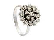 Jewellery, RING, 18K white gold, in auction: NewYear – Saturday 27 December 2025
