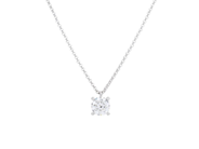 Jewellery - SOLITAIRE NECKLACE, 18K white gold - View 1