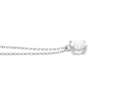 Jewellery - SOLITAIRE NECKLACE, 18K white gold - View 2