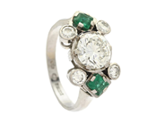 Jewellery, RING, 18K white gold, in auction: NewYear – Saturday 27 December 2025