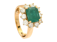 Jewellery, CLUSTER RING, 18K gold, in auction: NewYear – Saturday 27 December 2025