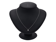 Jewellery - SOLITAIRE NECKLACE, 18K white gold - View 2