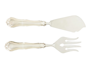 Silverware, FISH CUTLERY/SERVINGCUTLERY, silver/steel, in auction: General – Tuesday 3 February