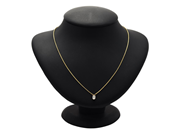Jewellery - SOLITAIRE NECKLACE, 18K gold - View 2