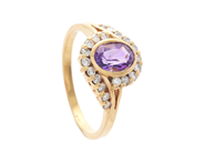 Jewellery - CLUSTER RING, 18K gold - View 1