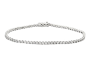 Jewellery, TENNIS BRACELET, 14K white gold, in auction: NewYear – Saturday 27 December 2025