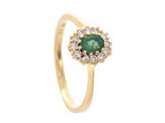 Jewellery, CLUSTER RING, 18K gold, in auction: Lilla jewellery – Tuesday 13 January