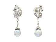 Jewellery, EARRINGS, 18K white gold, in auction: NewYear – Saturday 27 December 2025