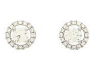 Jewellery, EARRINGS, 18K white gold, in auction: NewYear – Saturday 27 December 2025