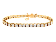 Jewellery, TENNIS BRACELET, 18K gold, in auction: Classic – Saturday 24 January